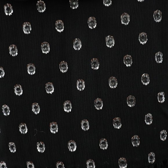 Robert Rodriguez 8 Silk Metallic Dot Mini Dress - Picture 7 of 11